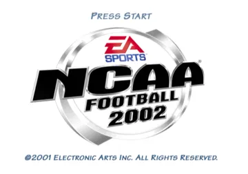 NCAA Football 2002 screen shot title